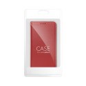 Etui z klapką na iPhone 16e (SE 4 2025) Smart Pro Book skórzane bordowe