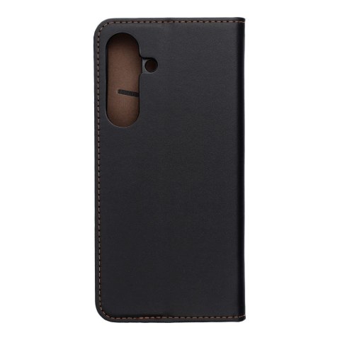 Etui z klapką na Samsung S25 FE Smart Pro Book skórzane czarne