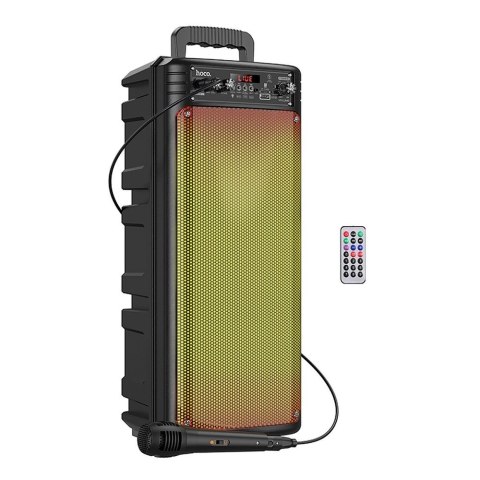Zestaw do karaoke bluetooth 2 x 10W 3h Hoco BS52 czarny