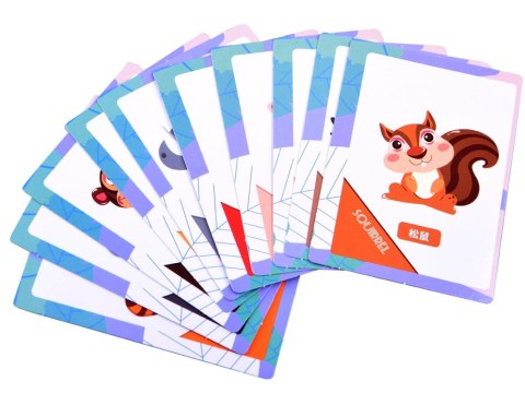 Puzzle Magnetyczne Zwierzęta 54 el tablica Magnetyczna Układanka ZA3971