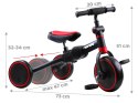 Rowerek trójkołowy 3w1 + biegowy i jeździk TINY BIKE SP0663
