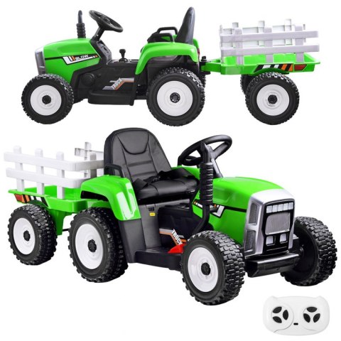 Traktor z przyczepą na akumulator + pilot PA0242