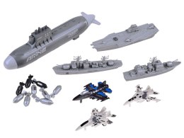 Zestaw Łódź podwodna Statki bitwa morska ZA3812
