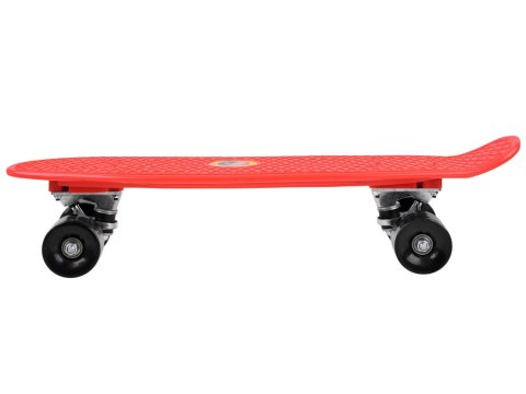 Deskorolka FISZKA dla dzieci do 50kg CZERWONA SP0575