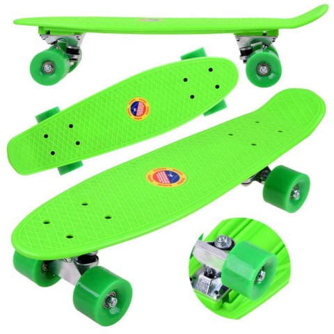 Deskorolka FISZKA dla dzieci do 50kg ZIELONA SP0575