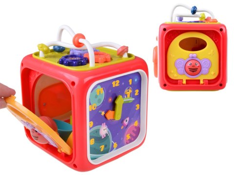 Kostka interaktywna edukacyjna pianinko przeplatanka sorter ZA4275 RO