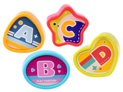 Kostka interaktywna edukacyjna pianinko przeplatanka sorter ZA4275 RO