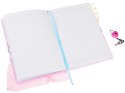 Pamiętnik 3D Notes na kluczyk Pluszowa różowa ŚWINKA + kłódka ZA4821