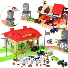 SERIA ZWIERZĘTA FARMA Duże gospodarstwo + traktor i zwierzęta 125ele ZA4823