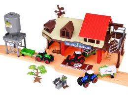 SERIA ZWIERZĘTA FARMA Duże gospodarstwo + traktor i zwierzęta 125ele ZA4823
