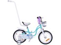RoyalBaby Rower dziecięcy 14" Little Swan Koszyk + kółka boczne RB14-18