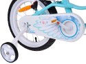 RoyalBaby Rower dziecięcy 14" Little Swan Koszyk + kółka boczne RB14-18