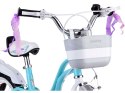 RoyalBaby Rower dziecięcy 14" Little Swan Koszyk + kółka boczne RB14-18