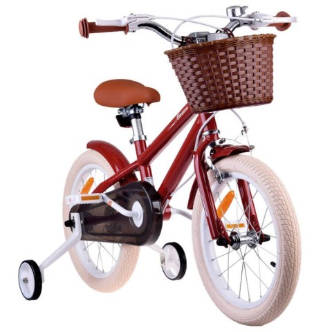 RoyalBaby Rower dziecięcy 16" MACARON Retro Vintage + boczne koła 16B-6,3