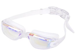 ZESTAW Okulary do pływania UV ANTI-FOG + zatyczki do uczu i nosa SP0792 BI