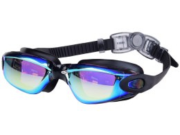 ZESTAW Okulary do pływania UV ANTI-FOG + zatyczki do uczu i nosa SP0792 ZL