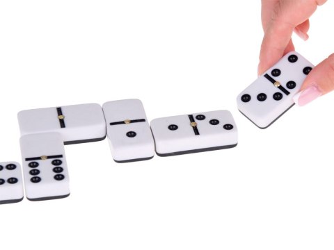 Domino klasyczne gra logiczna + edukacyjna dla dzieci i dorosłych GR0693