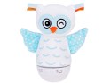 Lampka nocna + pozytywka 2w1 SOWA usypiacz - zmieniająca kolory LED ZA5190