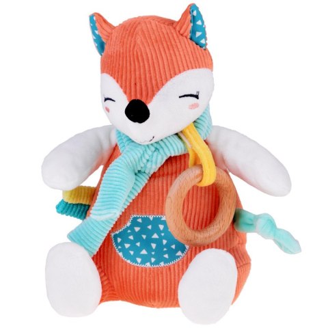 Sensoryczna zawieszka do wózka + grzechotka dla niemowlaka LISEK ZA5213