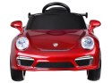 Autko elektryczne na akumulator czerwone Porsche RUF CTR3 + pilot PA0327