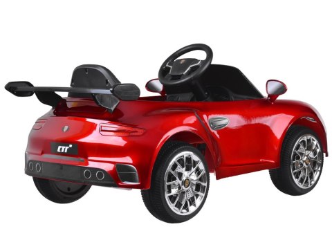 Autko elektryczne na akumulator czerwone Porsche RUF CTR3 + pilot PA0327