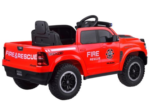 Auto RAM pickup straż pożarna na akumulator dla dziecka koguty PA0323