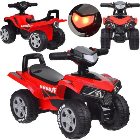 Jeździk Quad Goodyear pojazd z dźwiękiem i światłem ZA4988