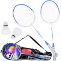 Kompletny zestaw do gry w Badminton Paletki + 2 x lotki etui SP0819