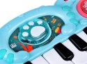 Mini KEYBOARD - pianinko interaktywne Podświetlane przyciski IN0177 NI