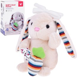 Pluszowy króliczek pozytywka przytulanka maskotka kołysanka ZA5585