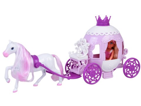 Ankiki Mini Lalka z Karoca - Mała Księżniczka w Różowej Sukience ZA6007