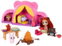 Enchantimals zestaw wycieczka pod namiot kemping lalka miś ZA5995