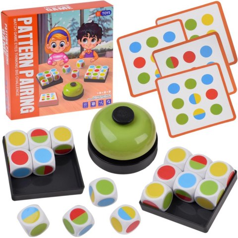 Gra układanka na spostrzegawczość - odtwarzanie kolorowych wzorów GR0761