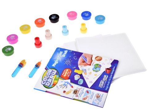 Magiczny pędzel wodny Color Draw - zestaw do malowania wodą + akces. ZA5768