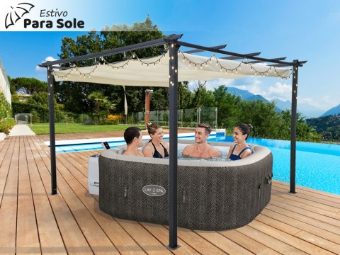PERGOLA ogrodowa Para Sole ESTIVO Altana tarasowa 3x3x2,4m SP0835