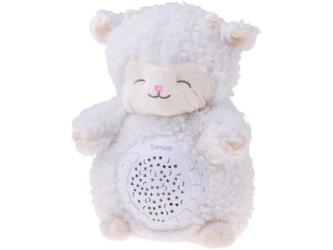 Projektor gwiazd Mięciutka OWIECZKA - 20 różnych kołysanek + dźwięki ZA5750