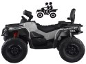 Quad na akumulator dla dzieci 2 osob CAN-AM OUTLANDER 4x4 Panel LED PA0326
