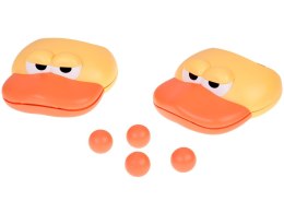 Strzelająca rękawica z wyrzutnią x2 gra zręcznościowa KACZKA + piłki ZA5604