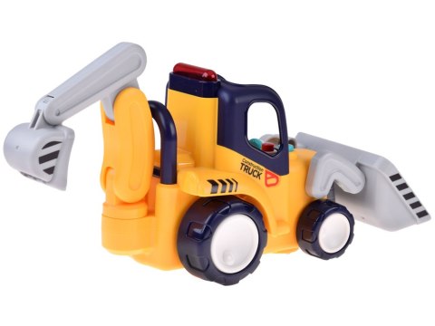 Zdalnie sterowane auto budowlane SPYCHACZ-KOPARKA Dźwięk + światła ZA5669