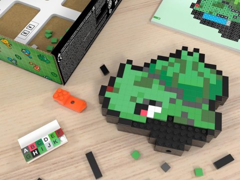 Mattel Klocki MEGA Pokémon Bulbasaur 15cm Pixel Art RETRO 374ele ZA6177