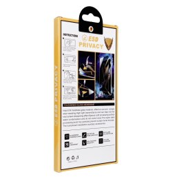 Szkło Hartowane OG 6D Premium Privacy Glass - do Xiaomi Redmi Note 15 Pro+ czarny EDGE GLUE
