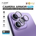 Szkło szafirowe X-ONE na obiektyw aparatu Camera Armor Pro - do iPhone 17 Pro Max