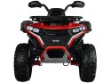 Duży quad na akumulator dla dziecka 4x4 PA0328 czerwony
