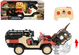 Jurassic World samochód RC z dinozaurem