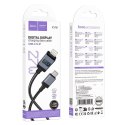 Kabel USB C do Lightning Hoco PD 27W z wyświetlaczem 1 m X118 czarny