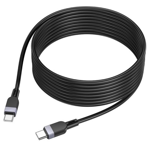 Kabel USB C do USB C Hoco 3A 60W Silikonowy 2 m X109 czarny