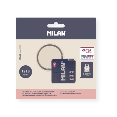 Kłódka z zamkiem szyfrowym TSA 3-cyfrowy