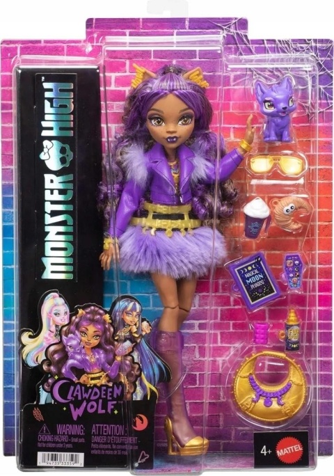 Monster High Lalka Clawdeen Wolf + Zwierzątko
