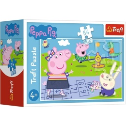 Puzzle 54 mini Wesoły dzień Świnki Peppy 3 TREFL