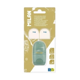 Temperówko - gumka + 2 gumki zapasowe zielona